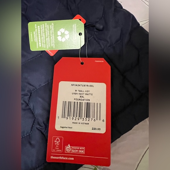 🔥🔥The North Face ThermoBall NAVY color Zip Hoodie - Picture 4 of 6